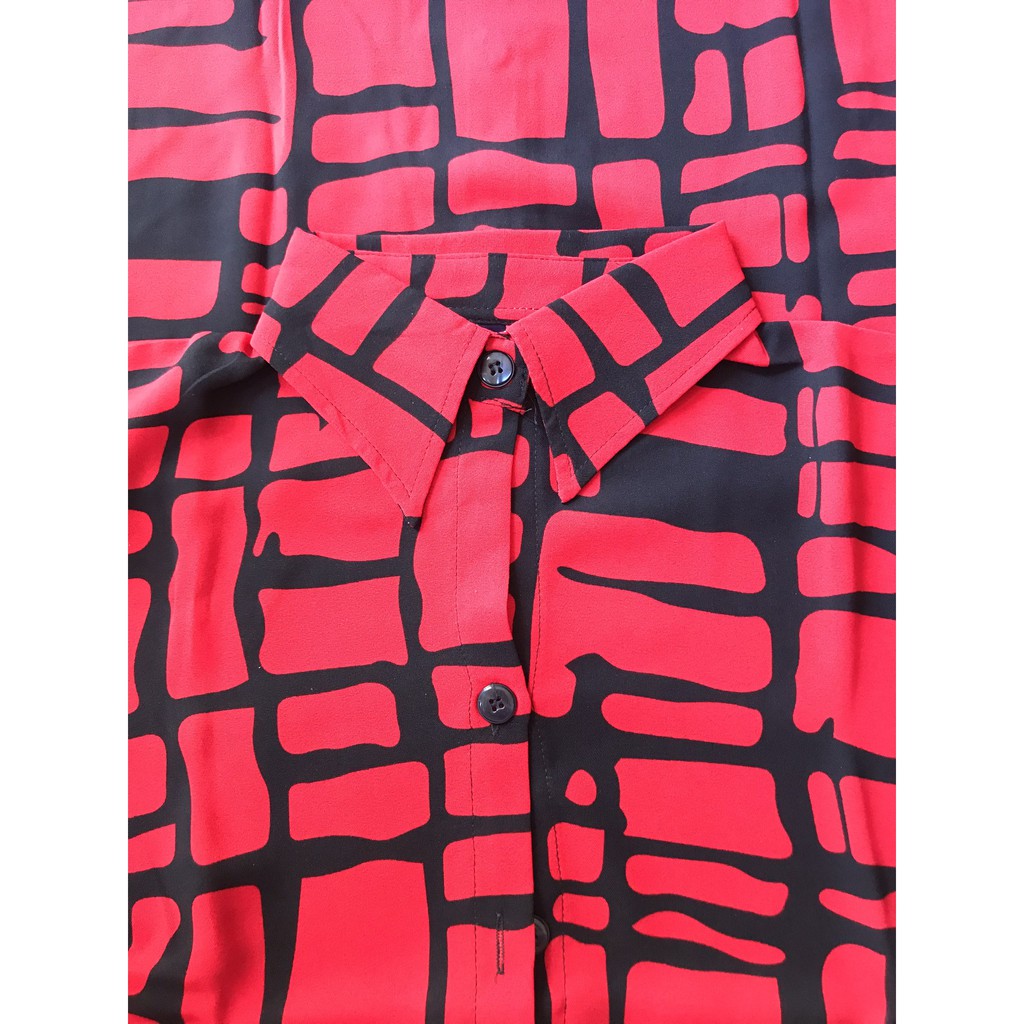 Đầm Trung Niên Kiểu Sơ Mi - Vải Lụa Đũi Ý - Có Dây Cột Ngang Eo - Size 48kg - 85kg | BigBuy360 - bigbuy360.vn