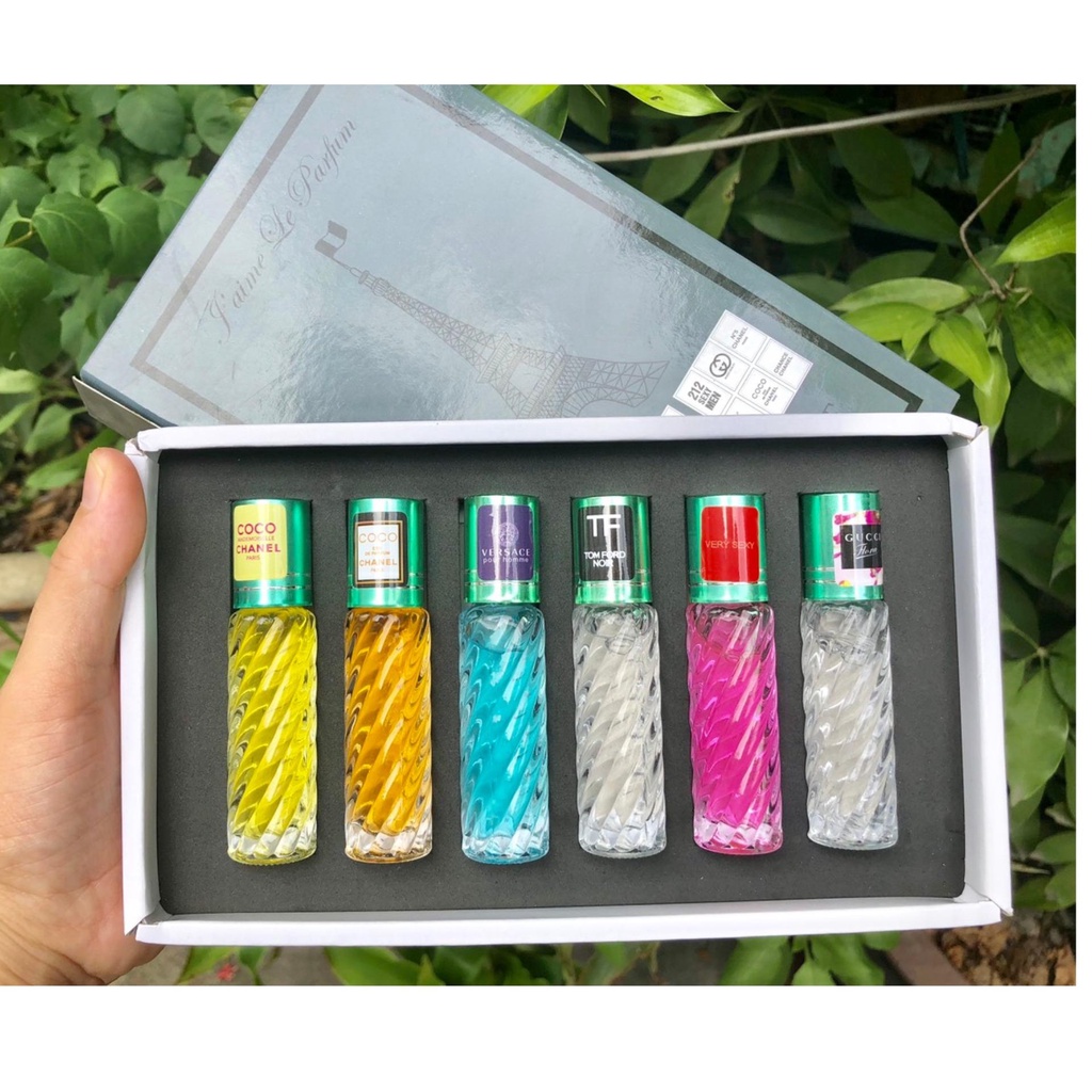 Nước hoa tháp 6 chai thơm lâu