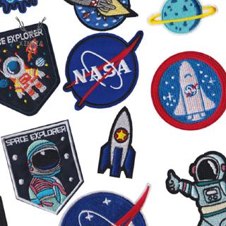 Sticker Ủi Thêu Hình Nasa