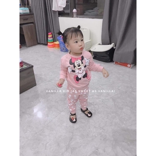 Sét mickey chấm bi Hồng