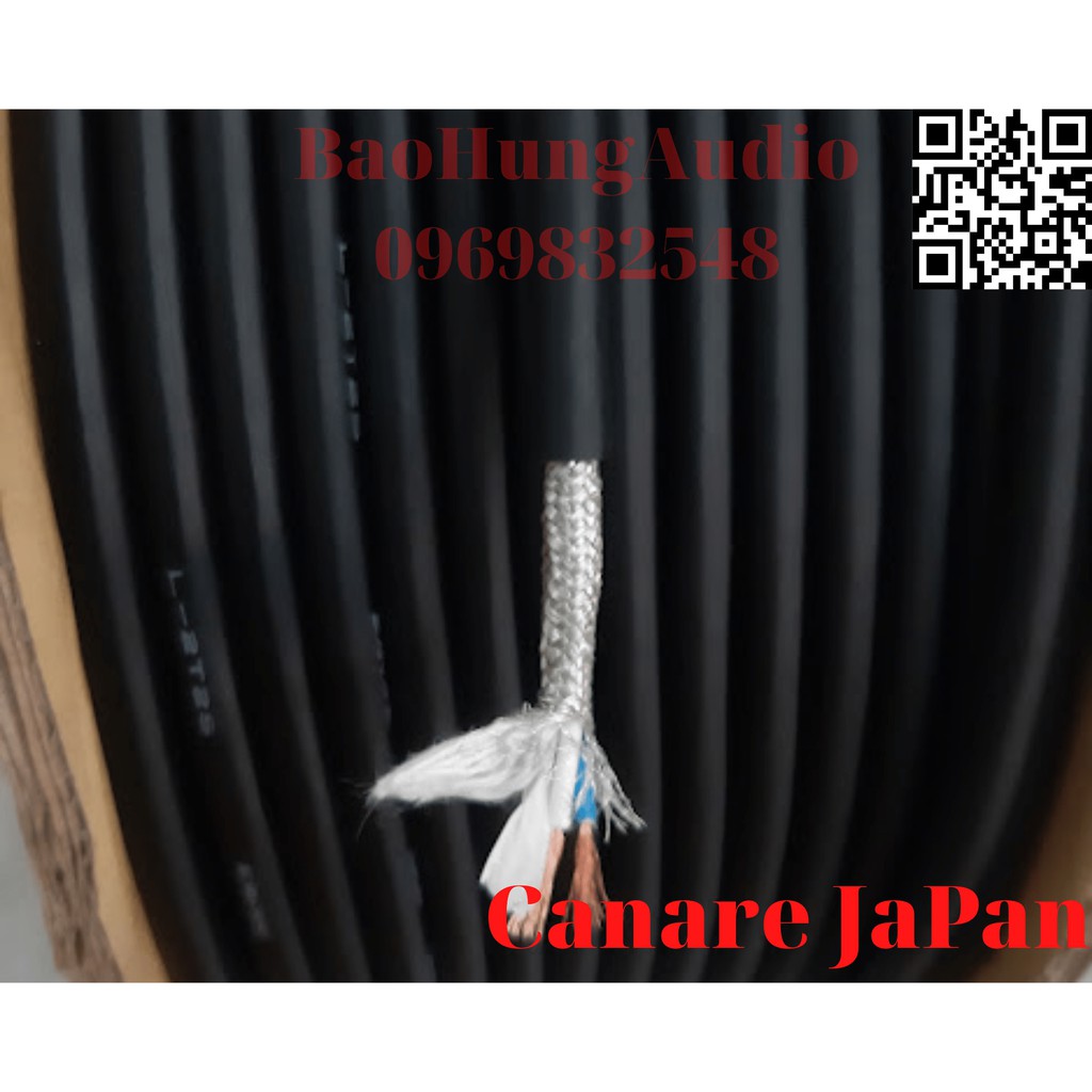 Dây cap tín hiệu mic hàng nhập khẩu chính hãng thương hiệu Canare made in JAPAN.