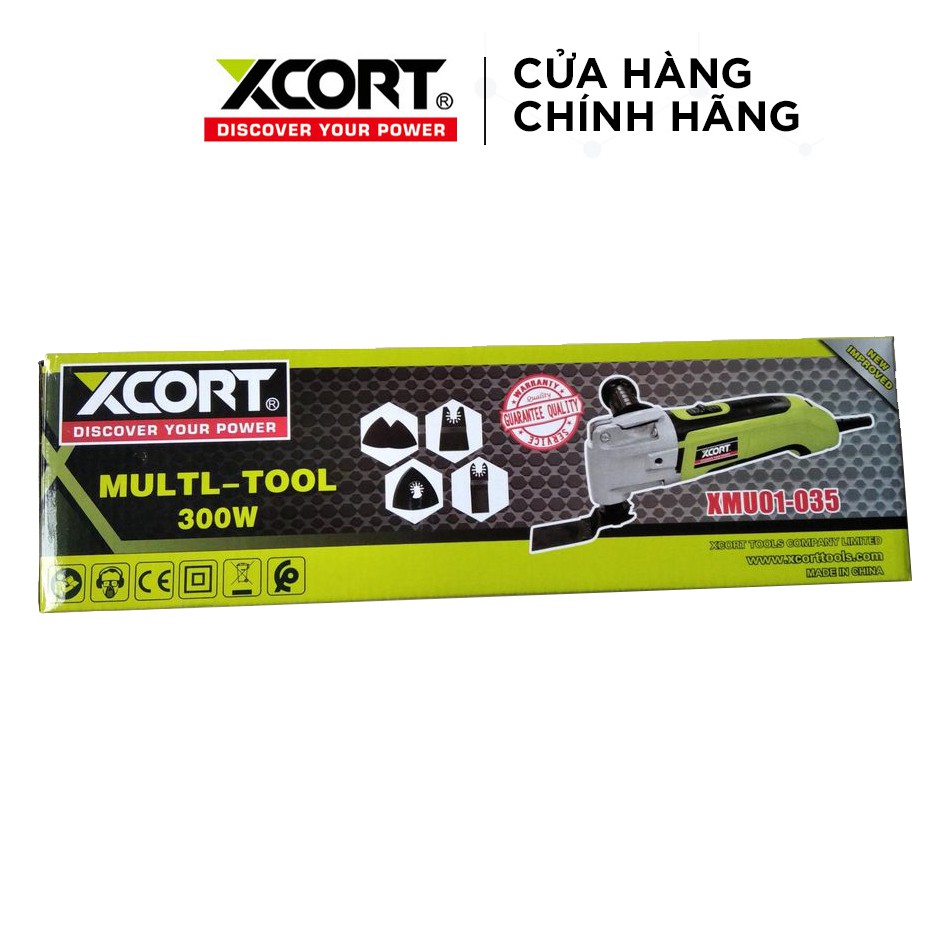 Máy cắt rung-Máy cắt góc rung đa năng 300W XCORT Tặng kèm lưỡi