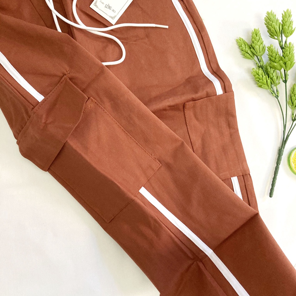 Quần dài bé gái freesize từ 40kg-45kg chất kaki thun, lưng thun dây rút được - cho tuổi TEEN - QD7