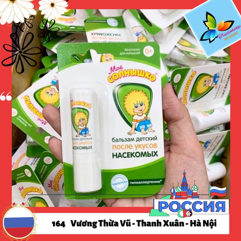 Son muỗi Nga cho bé từ 0 tuổi 28gr Hacecombix