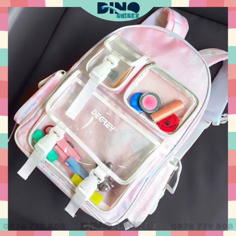 Balo Degrey Hồng Loang | Balo Đi Học Thời Trang TieDye Backpack