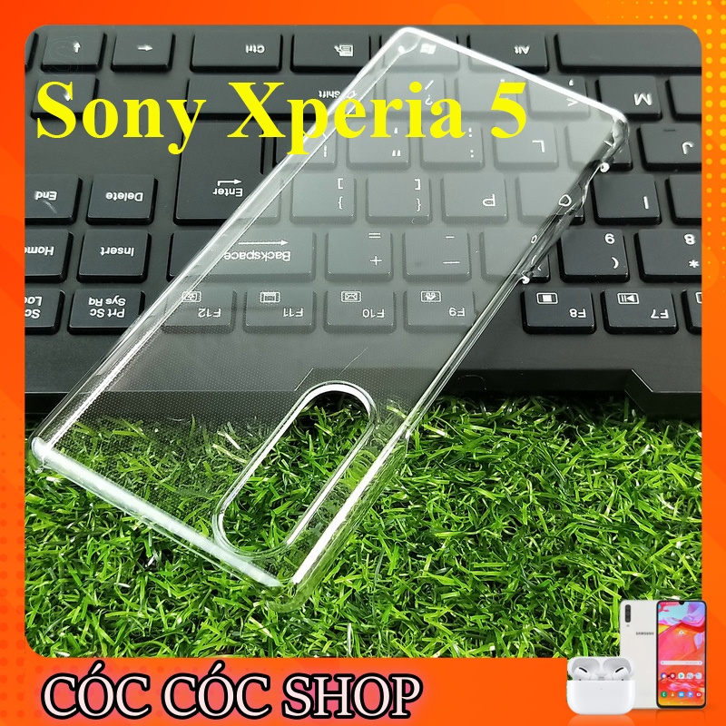 Ốp lưng Sony Xperia 1/ Xperia 1 mark 2/ Xperia 5 nhựa CỨNG TRONG SUỐT