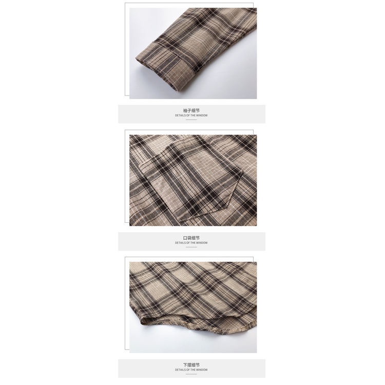 Áo Sơ Mi Tay Dài Dáng Rộng Họa Tiết Kẻ Sọc Phong Cách Hàn Quốc Thời Trang Mùa Xuân Mới Cho Nữ