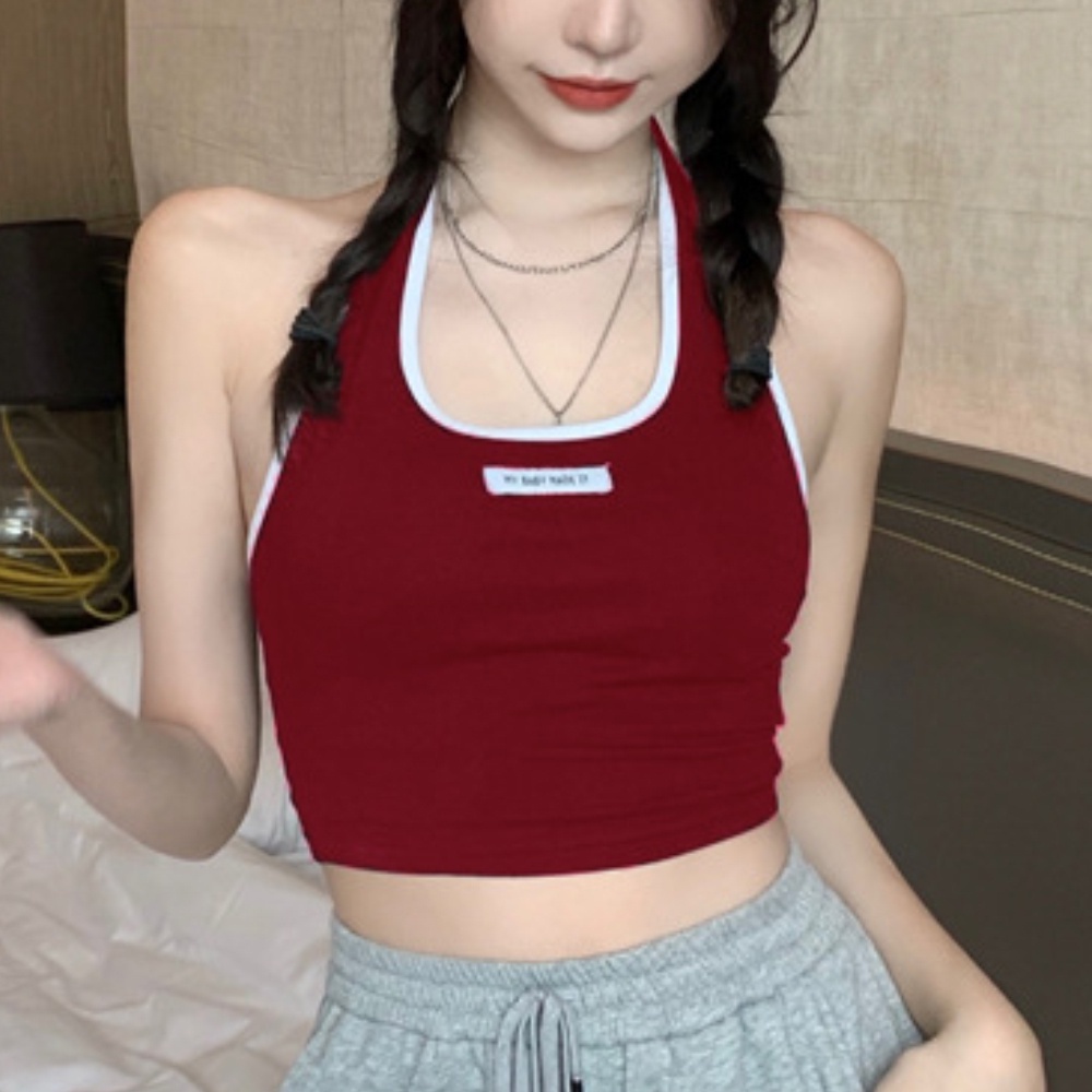 Áo tank top màu trơn phong cách Hàn Quốc thời trang năng động cho nữ