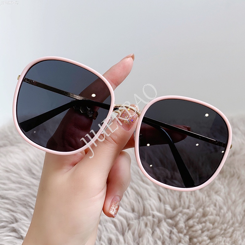 Kính Mát Gọng Tròn Cỡ Lớn Phong Cách Vintage Thời Trang Cho Nữ