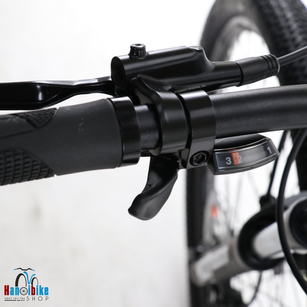 Xe đạp thể thao MTB Kawamura Misu 5 27 speed phanh dầu màu Đỏ Ghi