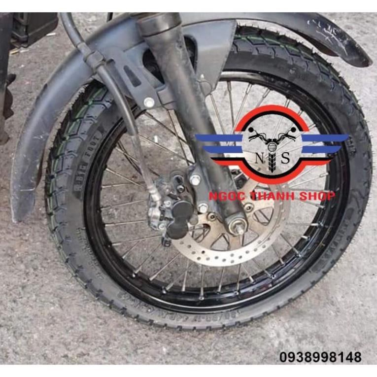 Lốp gai bán địa hình siêu êm không kêu khi chạy size 17  cho GD110 W175 và các dòng xe ...-NTS