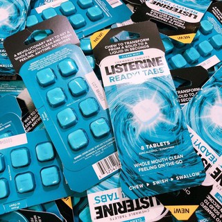 VIÊN KẸO NGẬM LISTERINE READY!TABS (VĨ/8VIÊN)