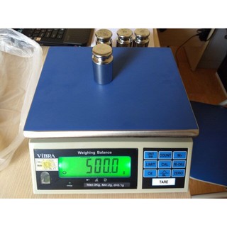 Cân Điện Tử 15kg/0.5g- VIBRA HAW - Hàng Chính Hãng