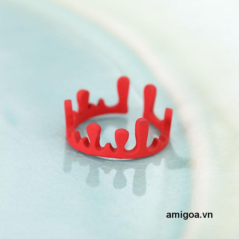 Nhẫn Hình Vương Miện Phong Cách Thời Trang Đơn Giản 2021 Dành Cho Nam