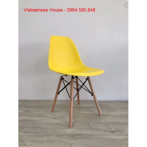 Ghế EAMES chân gỗ hàng nhập khẩu nhiều màu (Vietnamese House)