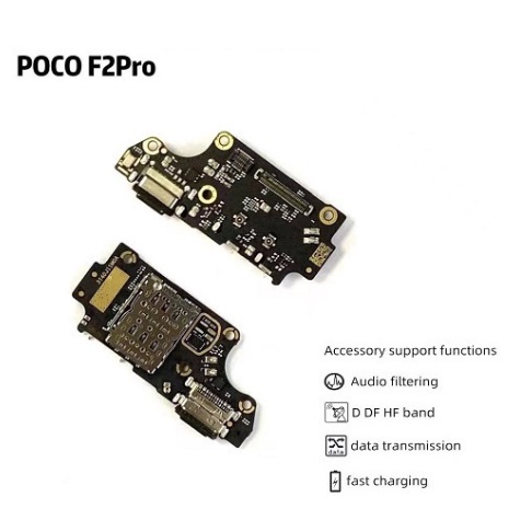 Bảng Mạch Cổng Sạc Cho Điện Thoại Xiaomi POCO F1 F2 F3 X2 X3 Pro NFC Mi 6X A2 M2 M3