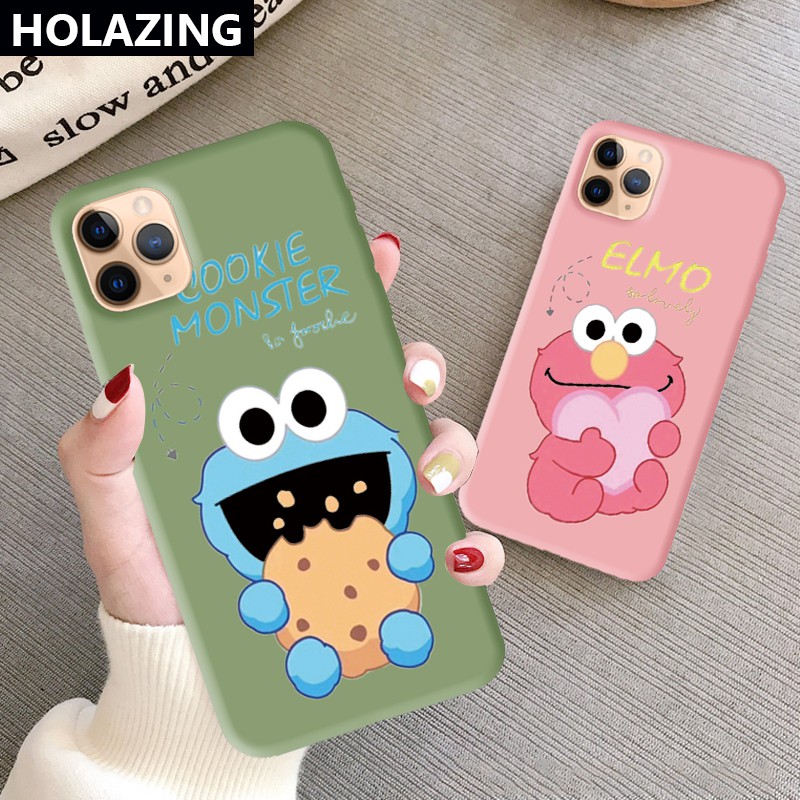 Ốp Điện Thoại Họa Tiết Elmo Kaso Sa Telepono Cookie Cho Iphone Xs Max X Xr Iphone 12 Mini 11 Pro Max 8 Plus 7 Plus Se 2020 6s Plus | BigBuy360 - bigbuy360.vn