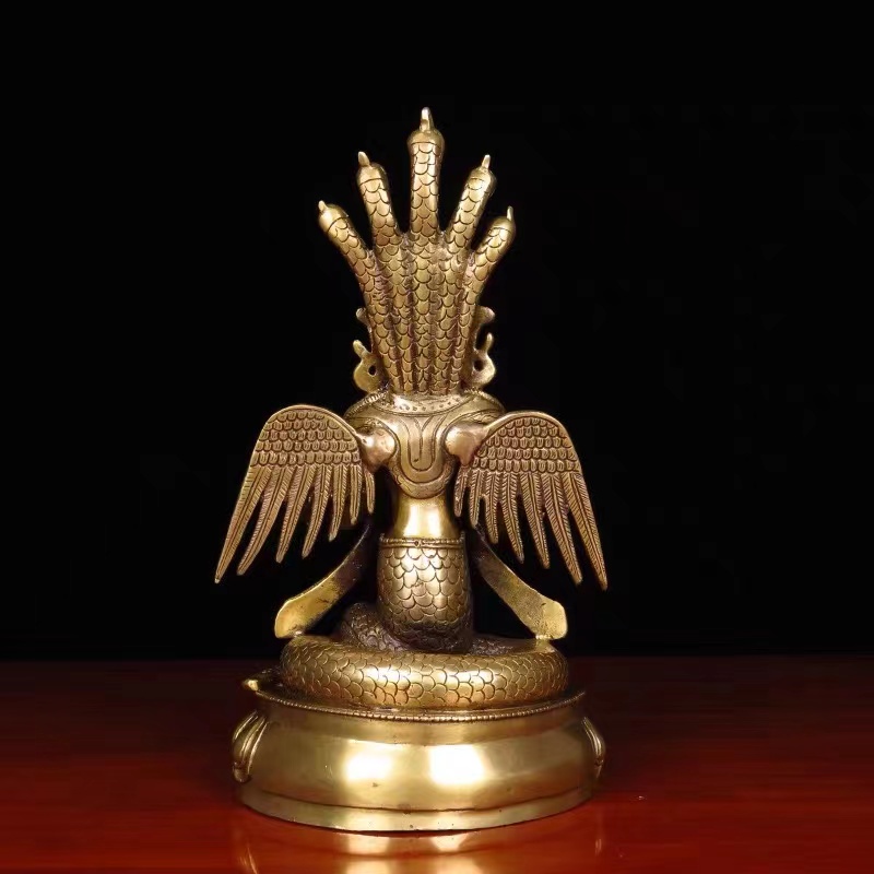 [PBMC]Tượng Naga đồng TB 25cm (Pho)