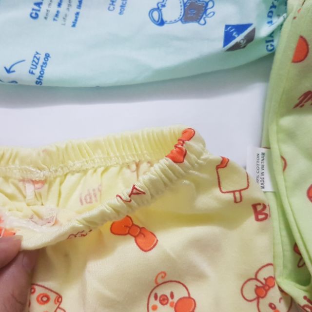 Quần Dài Sơ Sinh 100% Cotton In Hình Gấu Ngộ Nghĩnh Cho Bé Dưới 6.5kg