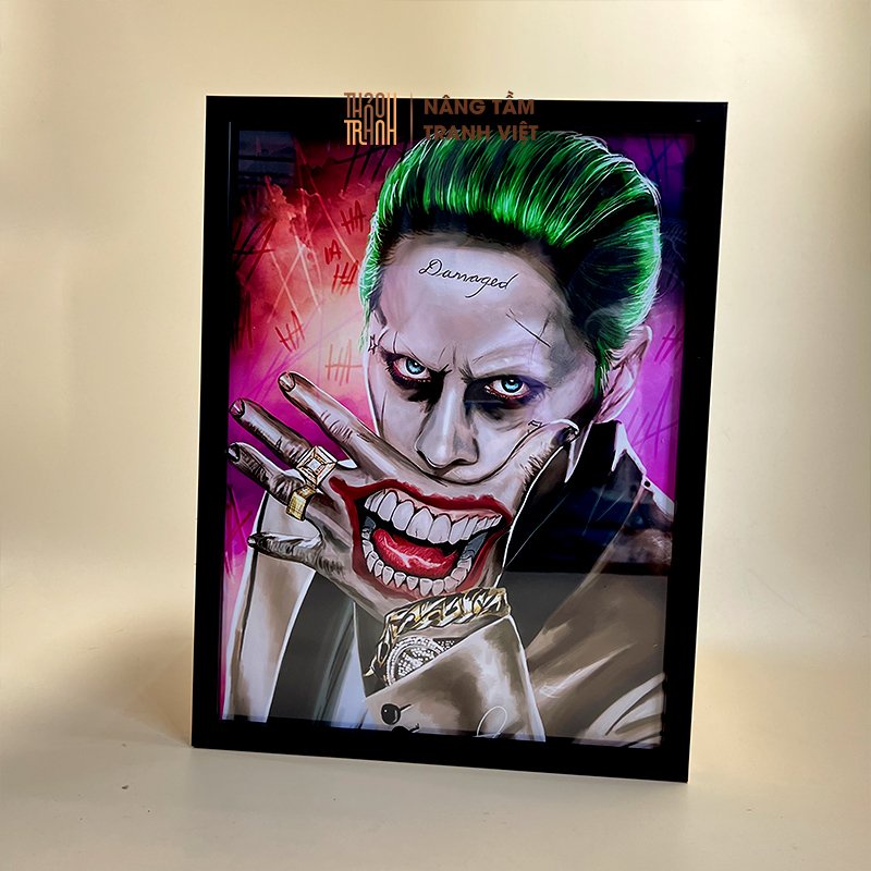 Tranh Joker và Harley Quinn-Trang Trí Phòng Hypebeast Độc Lạ