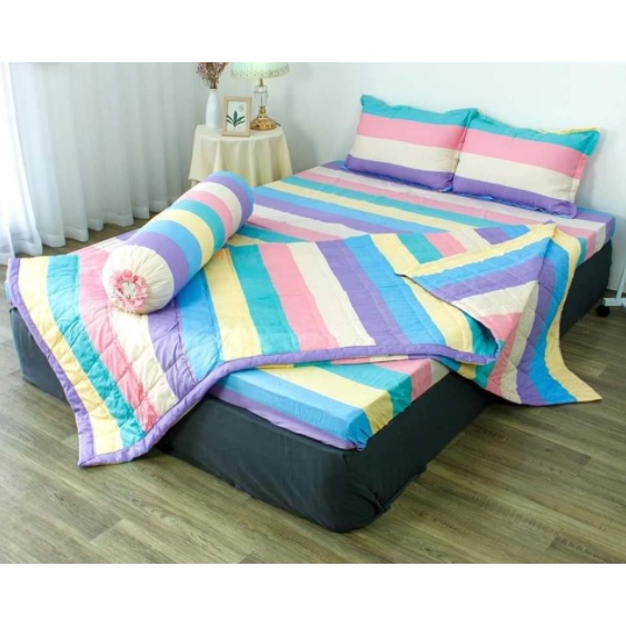 [SALE LỖ 59K]Bộ Ga Gối Poly Hàn 1M6X2M,được chọn mẫuSẮC MÀU