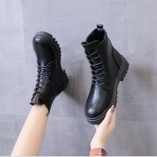 (Hàng Đẹp + SẴN)Boot đen cao cổ đế cao uzzlang siêu xịn🔥?🔥