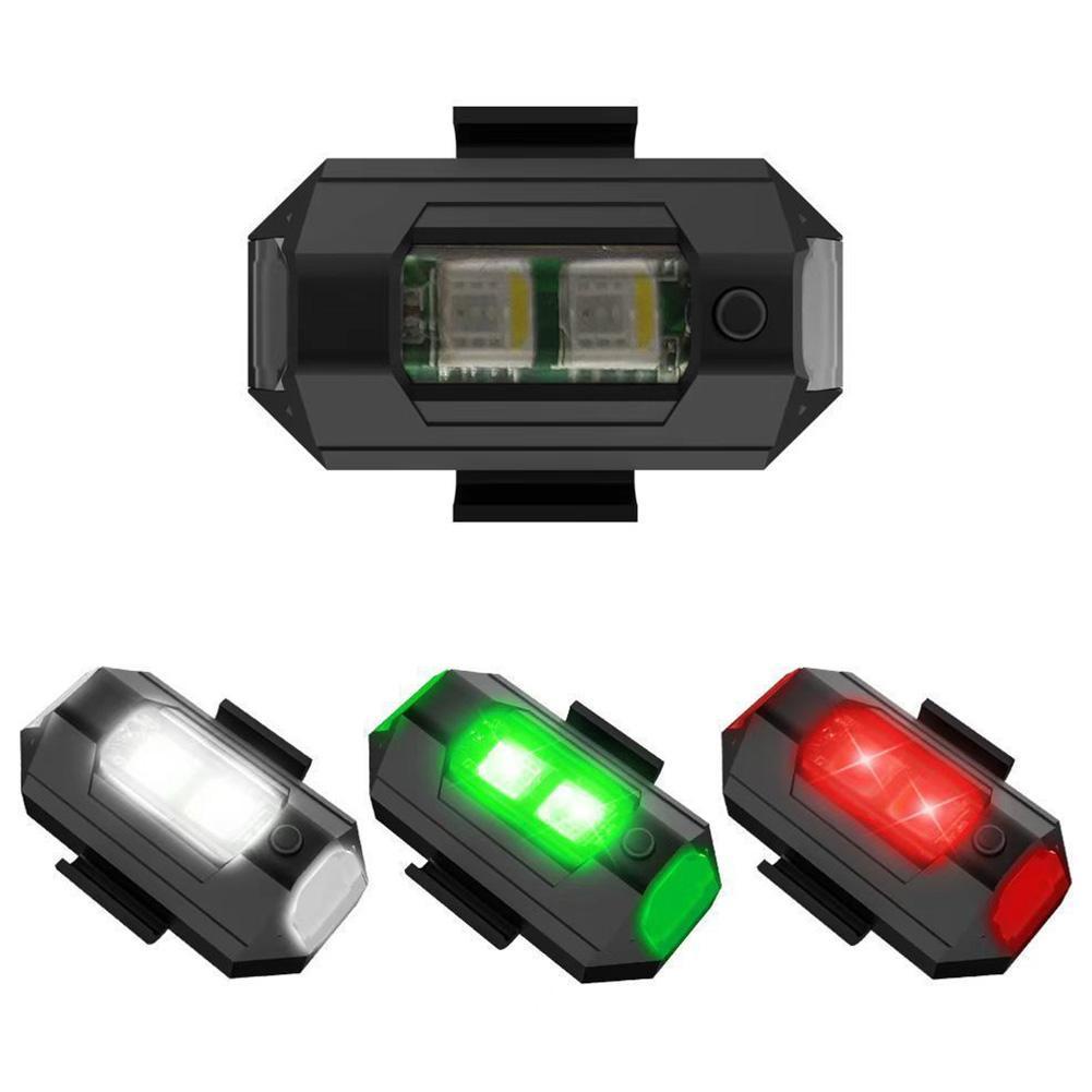 Đèn hậu LED xe máy mini Đèn biển số xe máy Đèn hậu tự động Đèn cảnh báo cho Honda // Yamaha / Suzuki Đèn bay không người lái