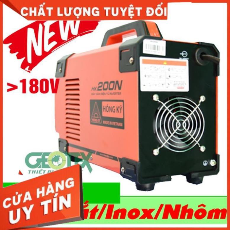 Máy hàn điện tử, Máy hàn que điện tử hồng ký HK-200N - CHỐNG GIẬT đảm bảo an toàn cho người sử dụng