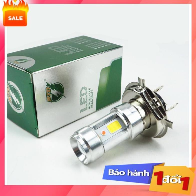 ✔️ [Top sale] -  Đèn pha xe máy led 3 chân H4/E01C siêu sáng