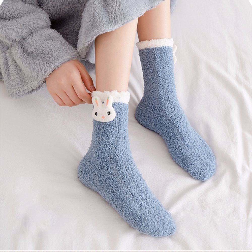 Vớ cotton mềm họa tiết Giáng sinh dễ thương thoáng khí dành cho nữ