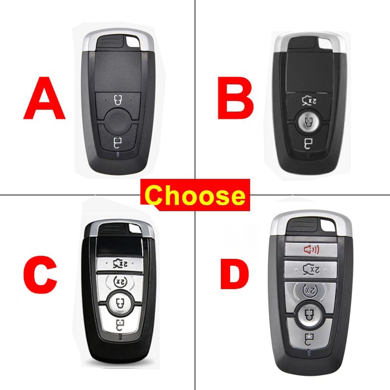 Ốp Bảo Vệ Chìa Khóa Xe Hơi Ford Ranger Sprot 2023 Ranger Raptor 150 / Everest / Fx4 Max / Wildtrak / XLT / XL / EcoSport / Mustang Bằng TPU