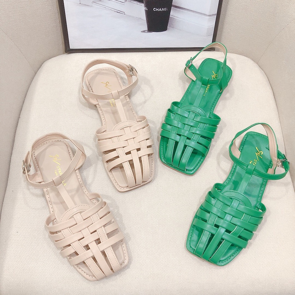Sandal dây rọ đế đúc độc đáo chất da chuẩn xịn cực tôn chân kiểu dáng Hot Trend dành cho nữ
