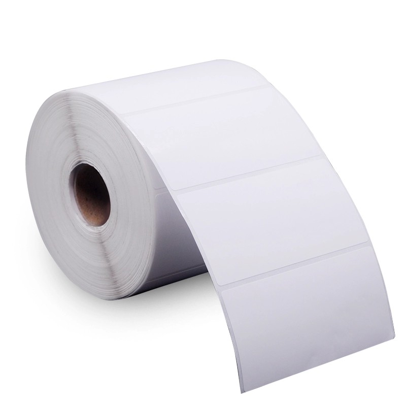 Giấy decal in mã vạch, tem trà sữa 50x30 mm 1 Cuộn