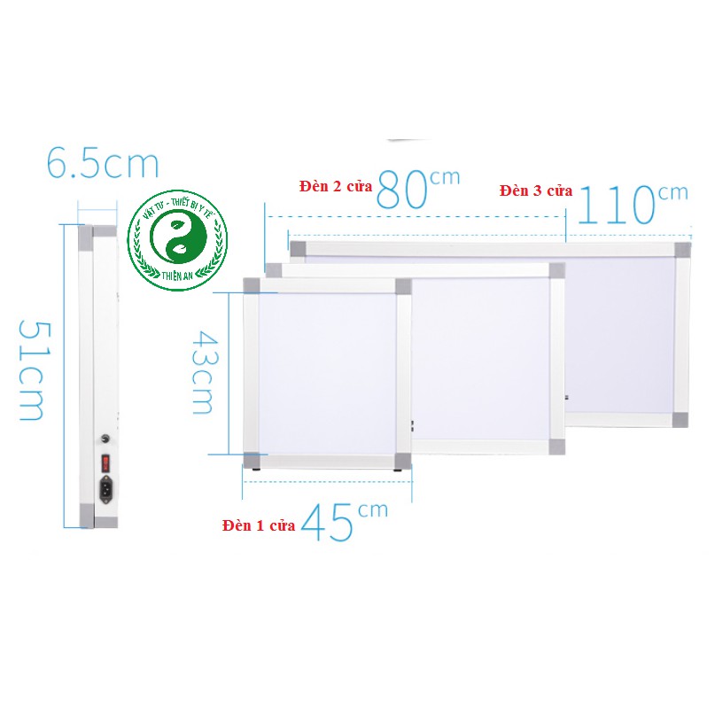 Đèn đọc phim X-Quang - Khung nhôm thẩm mỹ- sang trọng- bền bỉ