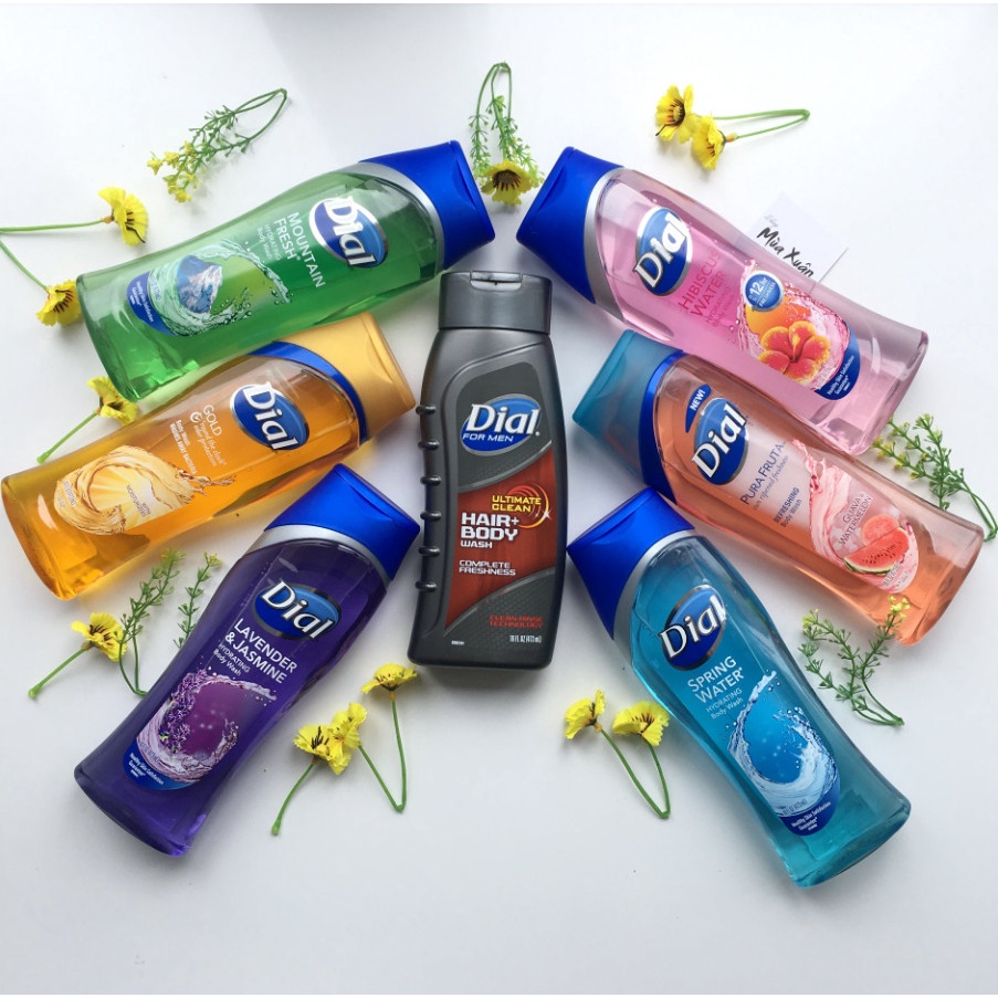 Sữa tắm Dial Body Wash 473 ml Dạng Gel Cấp Ẩm Mịn Màng Da - Chính Hãng Mỹ
