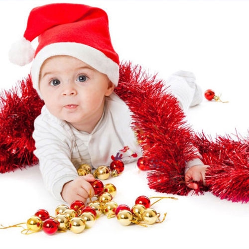 Mũ ông già noel xinh xắn cho người lớn và trẻ em
