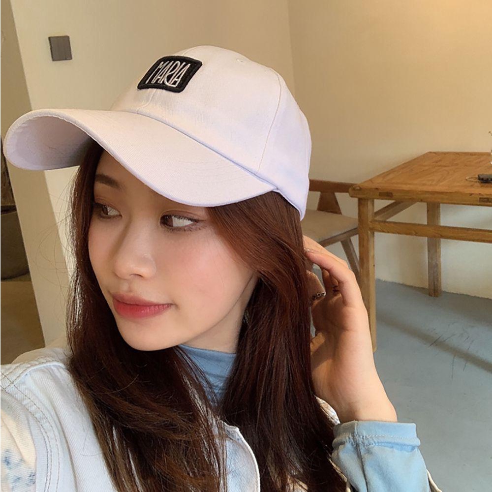TWINKLE Mũ Lưỡi Trai Thêu Chữ Thời Trang