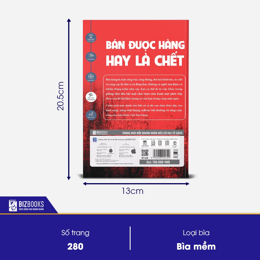 BIZBOOKS - Sách Bán được hàng hay là chết: Cẩm nang sinh tồn trong bán hàng