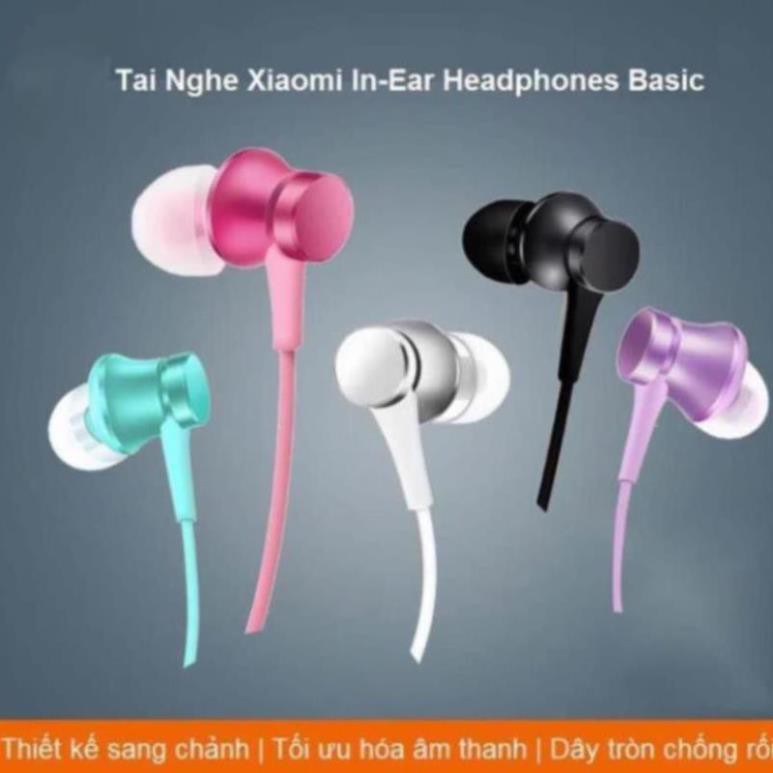 Tai nghe có dây Xiaomi Piston Lite In Ear jack 3.5mm có mic vỏ nhôm nguyên khối bản quốc tế - BH 6 tháng