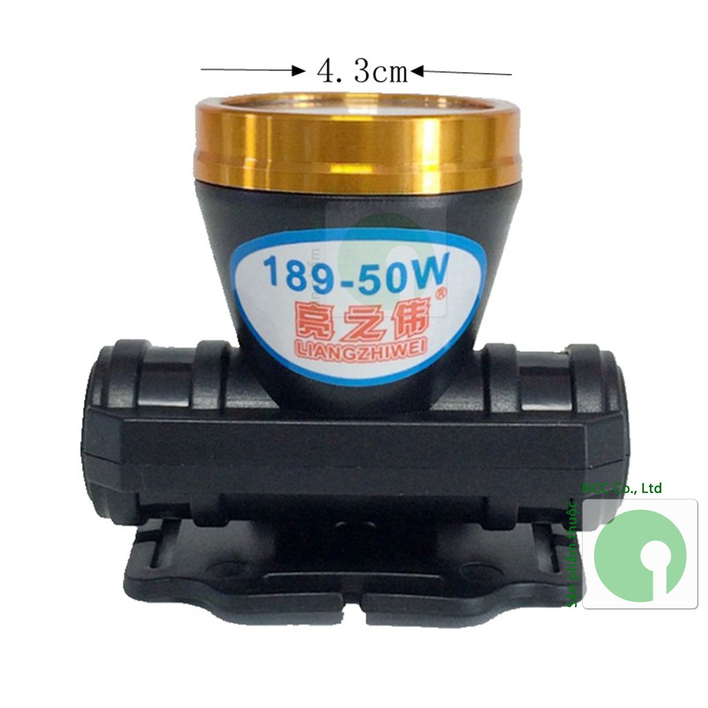 Đèn pin đội đầu 50w siêu ánh sáng phù hợp du lịch, đi câu, soi sửa chữa, đồng áng hoặc khi cúp điện - NDHS-5894-DDD50