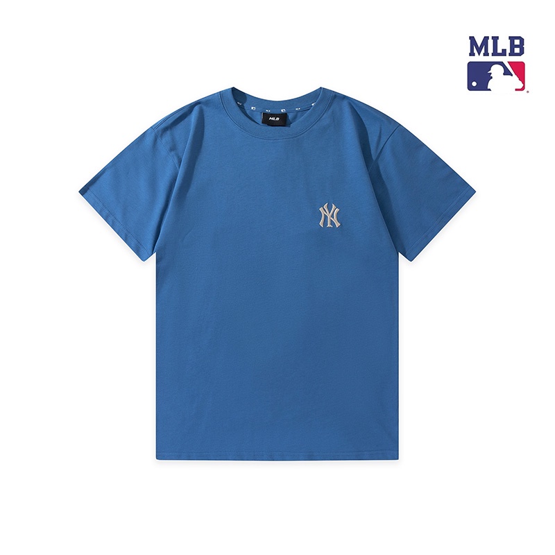 Mlb Áo Thun cotton Ngắn Tay In Họa Tiết Thời Trang Cho Nam Và Nữ