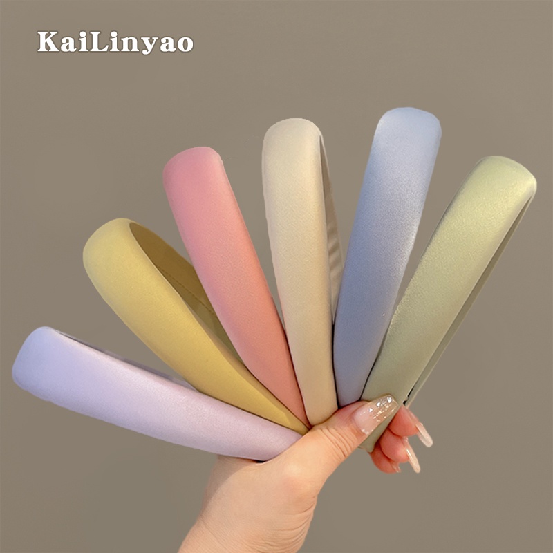 Băng Đô Cài Tóc Bằng Bọt Biển Phong Cách Hàn Quốc Thời Trang Cho Nữ