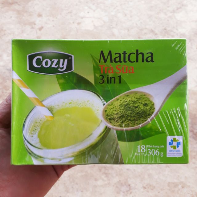 Cozy Matcha trà sữa 3 in 1