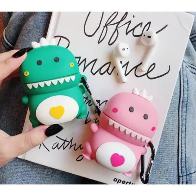 Vỏ Bảo Vệ Bao Đựng Hộp Sạc Tai Nghe, Case Airpods 2/3/1/i7/i9/i12/Pro/TWS - Sillicone Chống Bám Bẩn Hoạt Hình Nu.Store