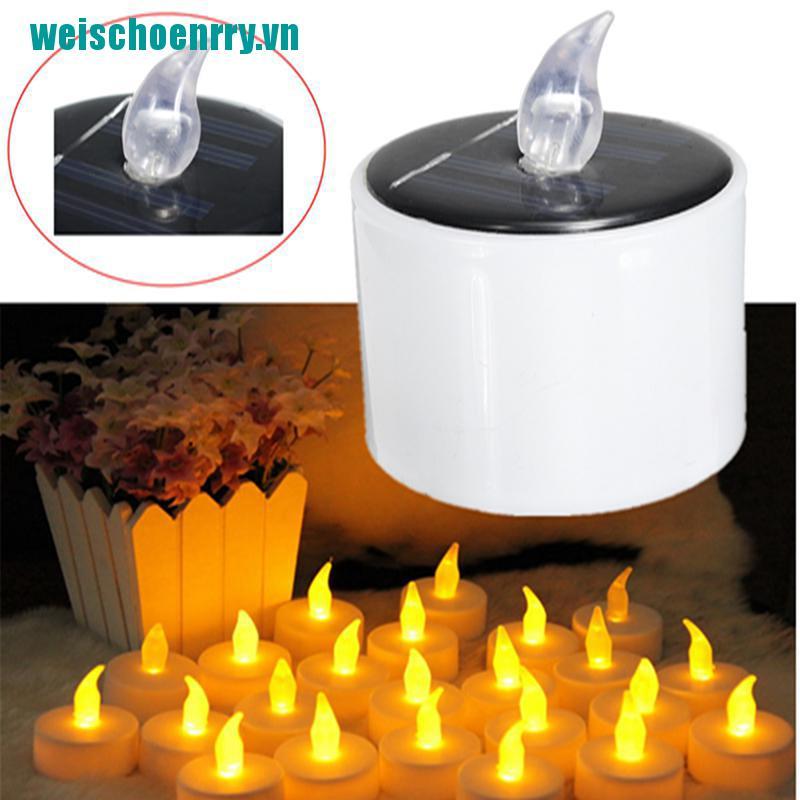 Weis♪Đèn LED Năng Lượng Mặt Trời Hình Nến