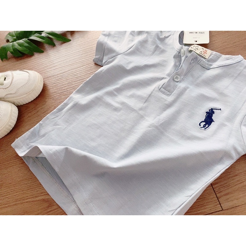 Áo phông Polo cổ trụ Baby kids dư xịn bé trai-MS70