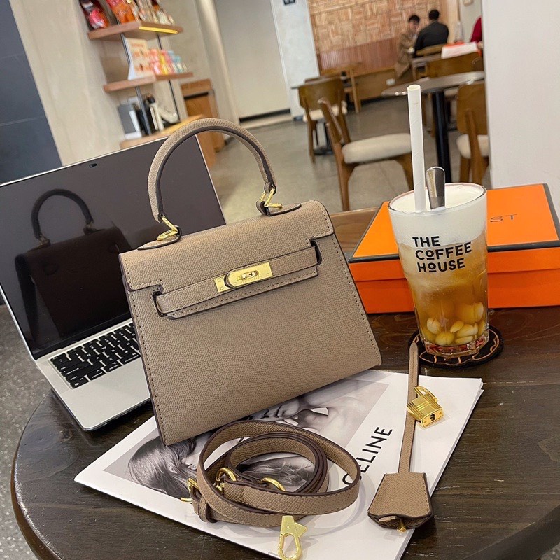 Túi xách kelly size 21 đeo chéo nữ đẹp thời trang cao cấp DC433