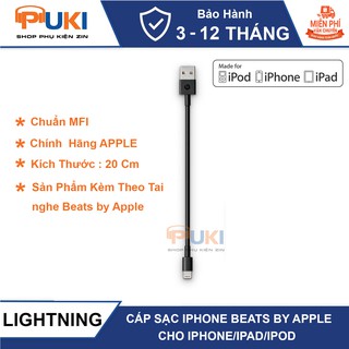Cáp iphone beats mfi ship us cực ngắn chỉ 20cm