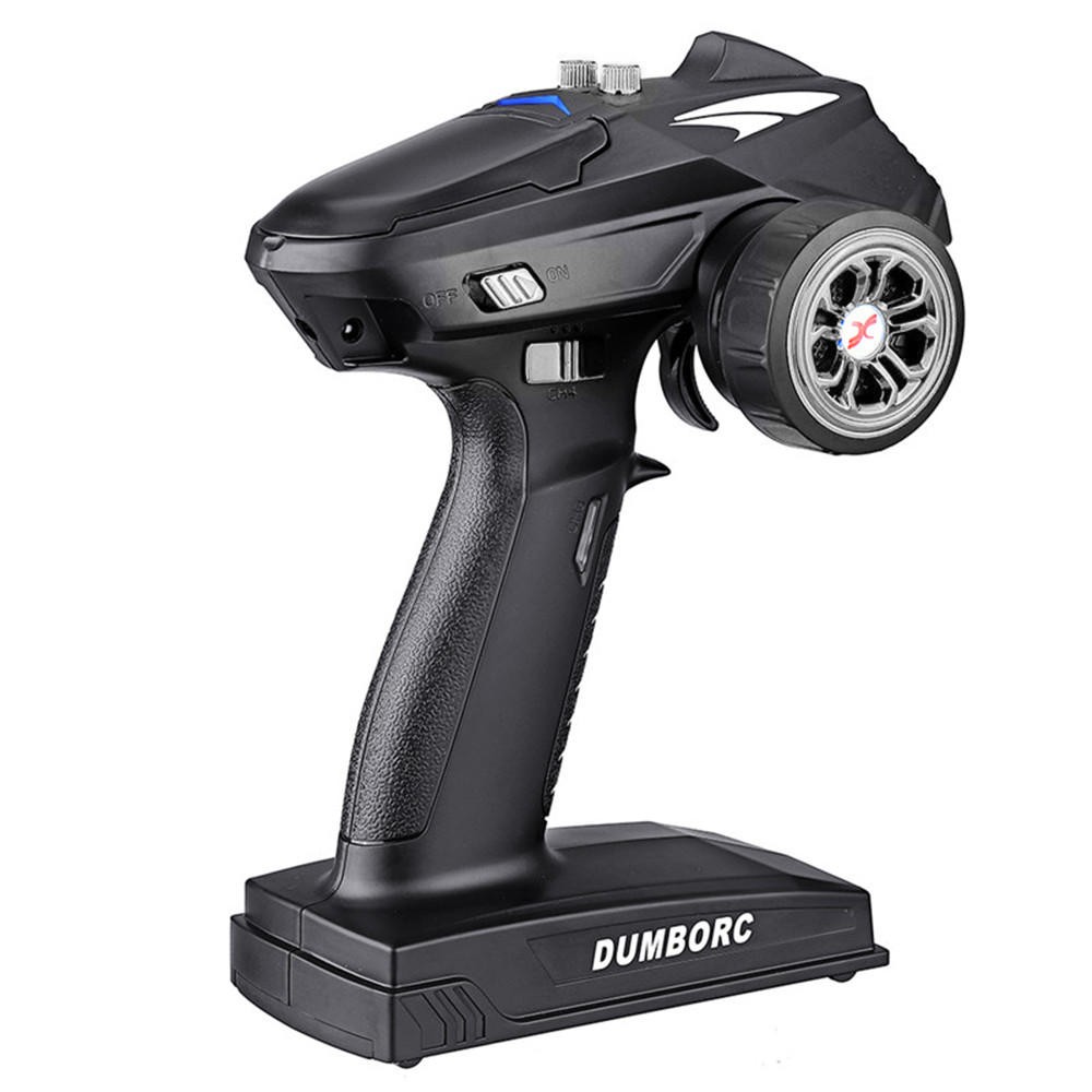 Tay điều khiển DumboRC X6 6 kênh màu bạc sóng xa 499 mét (Tx+Rx không và có GYRO__6ch 2.4G)