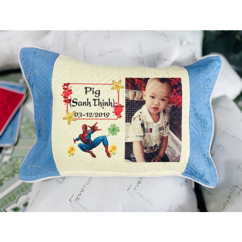 Gối in hình cho bé theo yêu cầu